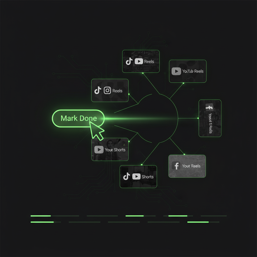 AI Agent ตัดคลิปจากไลฟ์แล้วตั้งเวลาโพสต์หลายแพลตฟอร์มอัตโนมัติ